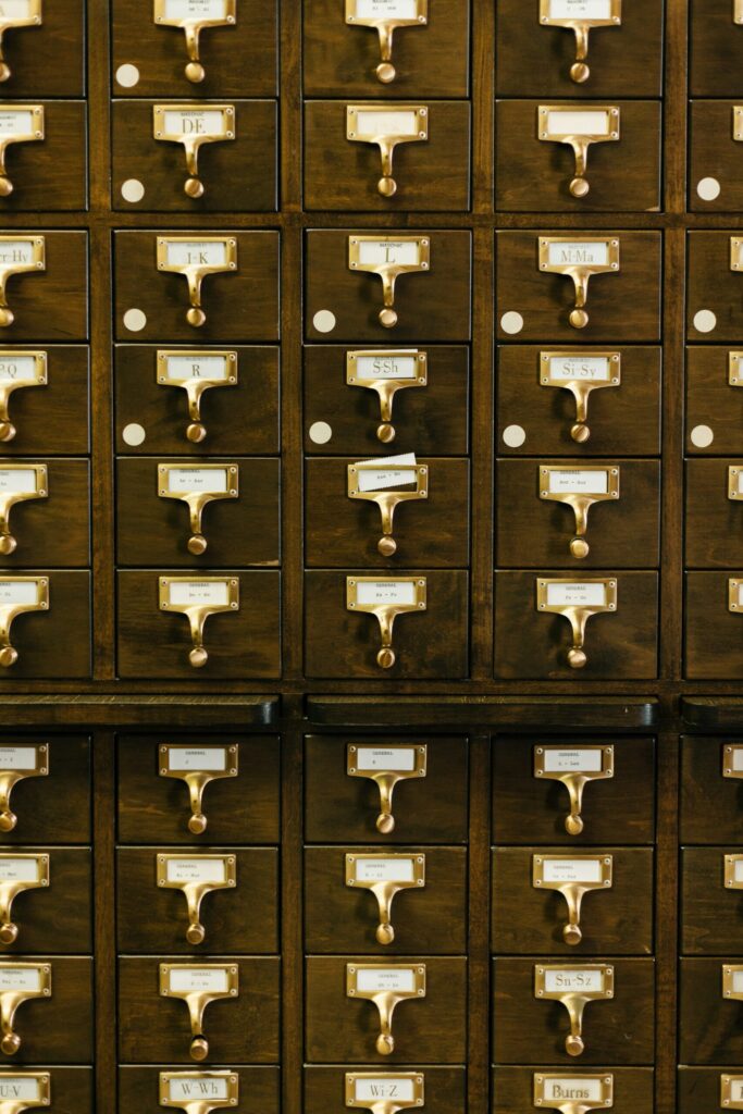 card catalog